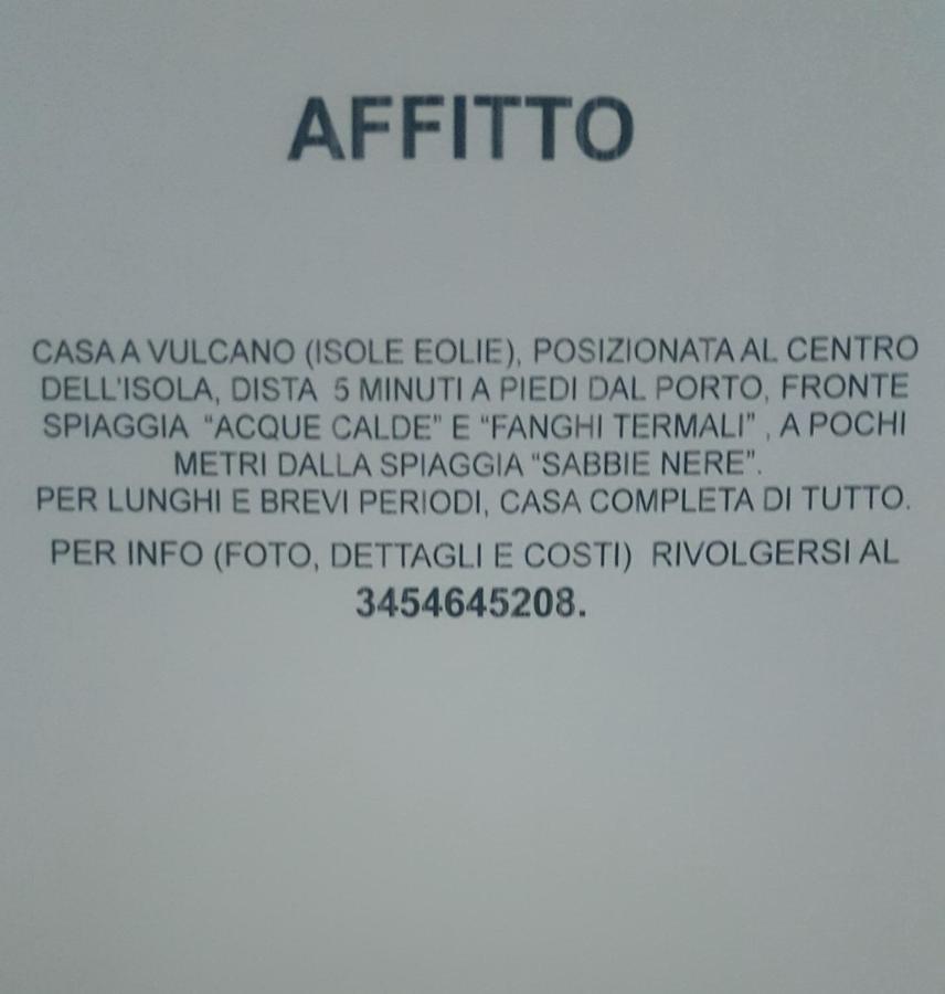 Casa Sofia Vila Vulcano  Exterior foto
